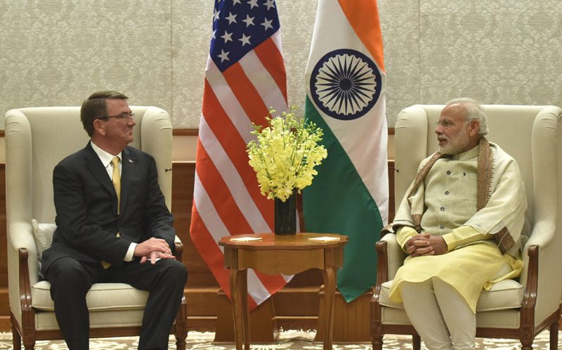 Mr. Ashton Carter, US Secretary of Defence calls on Prime Minister